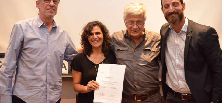 El escritor Eduardo D’Anna recibió un Diploma de Honor