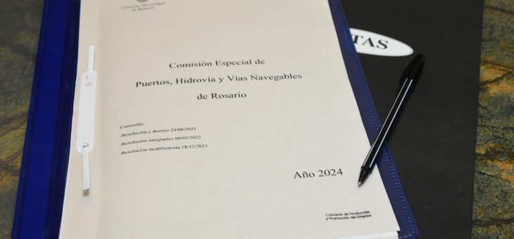Se constituyó la comisión especial de Puertos, Hidrovía y Vías Navegables