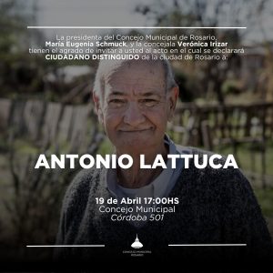 Antonio Latucca Ciudadano Distinguido